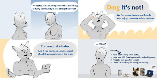 ambiguous_gender anthro argument cheese_grater dialogue discussion duo fur humor male simple_background text toony derhund e621 human humanoid mammal absurd_res comic english_text hi_res meme