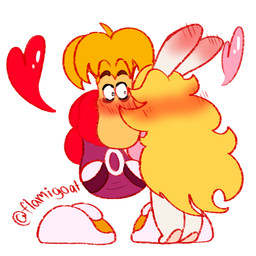 anthro big_nose black_eyes blonde_hair blush brown_eyebrows clothed clothed_anthro clothed_female clothed_humanoid clothed_male clothing duo ear_blush eyebrows featureless_feet feet female female_anthro floating_hands floating_head floating_torso footwear fur hair hands_in_both_pockets heart_symbol hoodie interspecies larger_humanoid larger_male light long_ears long_hair looking_at_another male male/female male_humanoid outline pawpads pink_clothing pink_shirt pink_topwear purple_clothing purple_hoodie purple_topwear red_outline shirt shoes short_hair size_difference smaller_anthro smaller_female standing tan_body tan_pawpads tan_skin text tiptoes topwear white_body white_fur yellow_clothing yellow_footwear yellow_shoes flamigoat mario_bros mario_plus_rabbids_kingdom_battle nintendo raving_rabbids rayman_(series) ubisoft rabbid_peach rayman humanoid lagomorph mammal rabbid raypeople_(rayman) 1:1 2025 artist_name colored crossover dialogue_in_description digital_drawing_(artwork) digital_media_(artwork) english_description hi_res lighting