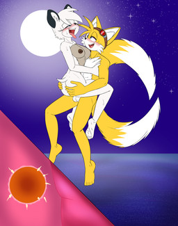 5_fingers 5_toes anthro bodily_fluids breasts butt cum cum_in_vagina cum_inside duo feet female fingers flying genital_fluids genitals humanoid_genitalia humanoid_penis impregnation interspecies male male/female moon nude penis sea sex sweat toes water vellvetfoxie archie_comics sega sonic_the_hedgehog_(archie) sonic_the_hedgehog_(comics) sonic_the_hedgehog_(series) barby_koala miles_prower canid canine fox koala mammal marsupial vombatiform absurd_res hi_res