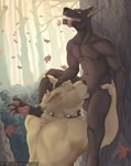 animal_genitalia animal_penis anthro balls big_penis bodily_fluids canine_genitalia canine_penis claws collar dominant duo ejaculation erection fur genital_fluids genitals hair hands-free huge_penis knot knotting male male/male muscular musk musky_balls musky_penis nude oral oral_knotting oral_penetration orgasm orgasm_face pawpads paws penetration penis penis_sniffing sex simple_background smile sniffing spiked_collar spikes submissive submissive_male sweat sweaty_balls sweaty_genitalia tongue tongue_out chamuskinha anubian_jackal canid canine canis jackal mammal wolf 2024 absurd_res digital_media_(artwork) hi_res