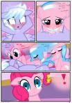 absurd_res ahegao aloe_(mlp) blush bodily_fluids clitoris close-up cloud_chaser_(mlp) comic cunnilingus dialogue earth_pony ellipsis english_text equid equine feathered_wings feathers female female/female feral friendship_is_magic genital_fluids genitals group hasbro hi_res hisexpliciteditor horse indirect_incest_(lore) looking_pleasured lotus_(mlp) mammal my_little_pony mythological_creature mythological_equine mythology oral pegasus pinkie_pie_(mlp) pony pussy pyruvate sex tears text third-party_edit tongue vaginal vaginal_fluids wings