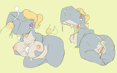 after_sex anthro areola balls blonde_hair bodily_fluids breasts butt cum cum_in_ass cum_in_mouth cum_inside cum_on_breasts cum_on_face disembodied_penis duo erection female genital_fluids genitals group hair humanoid_genitalia humanoid_penis interspecies male male/female nipples nude open_mouth penis ponytail slightly_chubby solo_focus tongue tongue_out vulva shamelesss nickelodeon spongebob_squarepants pearl_krabs aquatic cetacean human mammal physeteroid sperm_whale toothed_whale whale 16:10 widescreen