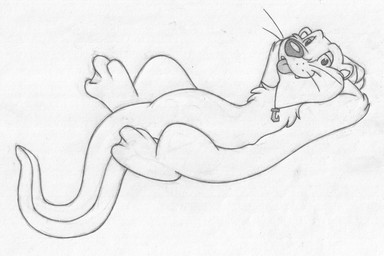 cute_fangs fangs featureless_crotch feet hands_behind_head jewelry looking_at_viewer lying male membrane_(anatomy) nude on_back pendant playful reclining semi-anthro solo teeth toes tongue tongue_out webbed_feet whiskers mizzyam mammal mustelid otter character_request graphite_(artwork) greyscale hi_res monochrome traditional_media_(artwork)