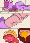 absurd_res ahegao animal_genitalia animal_penis berry_punch_(mlp) big_macintosh_(mlp) bladder blush bodily_fluids closet comic duo earth_pony equid equine equine_genitalia equine_penis eyes_closed fellatio female friendship_is_magic full_bladder genital_fluids genitals hasbro hi_res horse intraspecies jbond looking_pleasured lying male male/female mammal my_little_pony nude on_back on_ground open_mouth oral organs peeing penile penis pony sex smile toilet tongue tongue_out urine watersports x-ray_vision