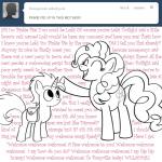 1:1 balloon bitterplaguerat cutie_mark dialogue duo earth_pony english_text equid equine female friendship_is_magic happy hasbro horn horse inflatable loki_(bitterplaguerat) male mammal my_little_pony mythological_creature mythological_equine mythology pinkie_pie_(mlp) pony text unicorn