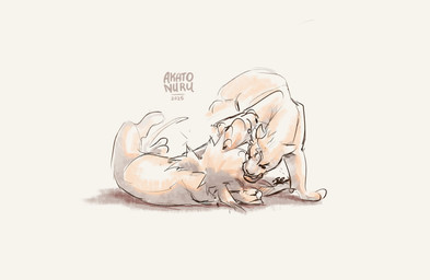 dominant dominant_female dominant_feral duo expressions expressive falling female feral fight male male/female submissive submissive_feral submissive_male violence nicepanda felid lion mammal pantherine hi_res sketch