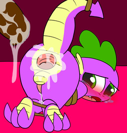 anal animal_genitalia animal_penis anthro anus bdsm bodily_fluids bondage bound crying cum cum_inside cumshot duo ejaculation equine_genitalia equine_penis feral forced forced_anal gaping gaping_anus genital_fluids genitals male male/male paws penis shota tears young young_anthro young_male conditional_dnp theyiff friendship_is_magic hasbro my_little_pony mythology spike_(mlp) dragon mythological_creature mythological_scalie scalie absurd_res hi_res