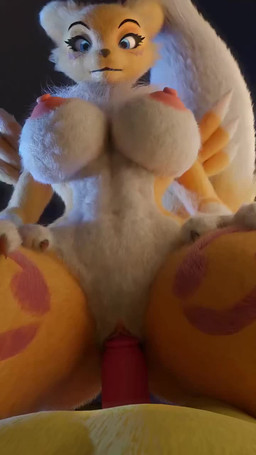 3_fingers abs anthro anthro_on_anthro anthro_on_bottom anthro_on_top anthro_penetrated anthro_penetrating anthro_penetrating_anthro anthro_pov areola big_tail blue_eyes bouncing_breasts breasts claws clitoris consistent_pov cowgirl_position digimorph digiphilia duo faceless_anthro faceless_character faceless_male fangs female female_on_top female_penetrated fingers first_person_view fluffy fluffy_tail from_front_position fur genitals hand_on_leg hand_on_own_leg hand_on_own_thigh hand_on_thigh handpads interspecies looking_at_viewer male male/female male_on_bottom male_penetrating male_penetrating_female male_pov navel neck_tuft nipple_dip nipples on_bottom on_top penetrating_pov penetration penile penile_penetration penis penis_in_vagina pink_areola pink_nipples pink_penis puffy_nipples sex tail teeth thick_thighs tuft vaginal vaginal_penetration vulva white_body white_fur wide_hips yellow_body yellow_fur mrs_dexie furromantic_(modeler) bandai_namco digimon renamon_(furromantic) springy_(springycharna) canid canine digimon_(species) mammal renamon 2025 3d_(artwork) 3d_animation 9:16 animated digital_media_(artwork) hi_res high_framerate no_sound short_playtime video