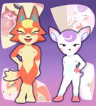 breasts female male male/female penetration vaginal vaginal_penetration nannan animal_crossing nintendo audie_(animal_crossing) diana_(animal_crossing) canid canine canis deer mammal wolf hi_res