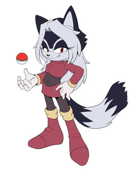 anthro black_body black_fur boots clothed clothed_anthro clothed_female clothing cosplay female footwear fur gloves gym_leader hair handwear looking_at_viewer multicolored_body multicolored_fur pokeball red_eyes shoes solo tail two_tone_body two_tone_fur white_body white_clothing white_fur white_gloves white_hair white_handwear thenovika nintendo pokemon sega sonic_the_hedgehog_(series) milena_kazemira sabrina_(pokemon) hybrid mammal mephitid procyonid raccoon skunk vampire 2026
