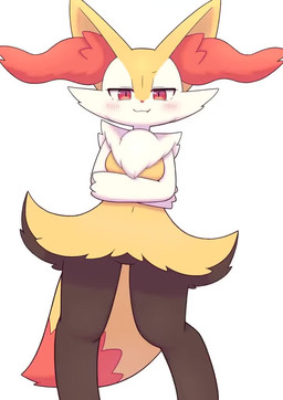 3_fingers :3 anthro arm_tuft biped black_body black_fur blush blush_lines breasts cheek_tuft chest_tuft cute_fangs digitigrade dipstick_tail eyebrows eyelashes facial_tuft fangs featureless_breasts featureless_crotch female female_anthro fingers front_view fur hip_sway hip_tuft inner_ear_fluff kemono looking_at_viewer looking_down looking_down_at_viewer low-angle_view markings multicolored_body multicolored_fur narrowed_eyes navel nude nude_anthro nude_female open_:3 orange_body orange_eyes orange_fur orange_inner_ear_fluff orange_nose orange_tail_tip pointy_ears prick_ears raised_eyebrow shoulder_tuft simple_background solo standing tail tail_markings tail_motion teeth tuft two_tone_tail white_background white_body white_fur yellow_body yellow_fur yellow_tail moduckten ankha_zone nintendo pokemon braixen canid generation_6_pokemon mammal pokemon_(species) 2025 animated colored digital_drawing_(artwork) digital_media_(artwork) english_description japanese_description loop no_sound portrait shaded short_playtime three-quarter_portrait video
