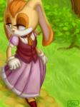 axolotlia clothed clothing dress eyelashes female footwear fur gloves hair lagomorph mammal orange_eyes orange_fur orange_hair orange_nose rabbit sega shirt shoes sonic_(series) unknown_artist vanilla_the_rabbit vest
Rating: Safe
Score: 0
User: Juni221
Date: April 10, 2014