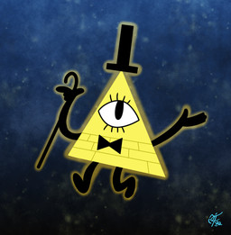 1_eye ambiguous_gender anniversary black_arms black_bow_tie black_legs black_top_hat bow_tie cane clothing cosmic_background eyelashes featureless_feet feet hat headgear headwear holding_cane holding_object male not_furry solo space space_background top_hat triangular_body yellow_body unclescooter disney gravity_falls bill_cipher euclidean eye_of_providence 2022