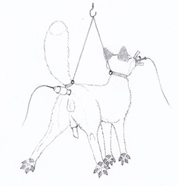 anal anal_penetration asphyxiation bdsm bondage bound choking death electrocution feral fur genitals hanged killing male paws penetration penis simple_background snuff solo strangling submissive submissive_male tail white_background abracon canid canine fox mammal red_fox true_fox