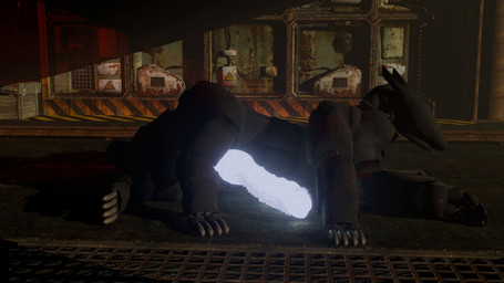 balls big_balls big_penis blue_glow blue_penis claws erection eyeless feral genitals glowing glowing_genitalia glowing_penis grey_body huge_balls huge_penis knot knotted_penis machine male penile_spines penis solo spiked_penis spikes spikes_(anatomy) uhc_901 robot robot_feral 16:9 3d_(artwork) animated blender_(artwork) digital_media_(artwork) hi_res long_playtime loop sound video widescreen