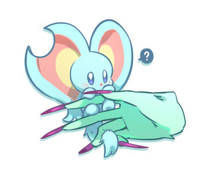 ambiguous_gender anthro big_ears biped bipedal_feral blue_eyes blush blush_lines colored_nails disembodied_hand duo feral fingernails fluffy fluffy_tail fur mouthless nails notched_ear purple_fingernails purple_nails question_mark semi-anthro simple_background size_difference solo_focus speech_bubble tail teal_body teal_fur three-quarter_view white_background 0olqplo0 kirby_(series) kirby_and_the_forgotten_land nintendo elfilin fecto_elfilis alien chinchilla chinchillid mammal rodent starling_(kirby) digital_drawing_(artwork) digital_media_(artwork) male_(lore)