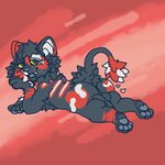 alternate_color anthro anthrofied balls butt genitals male pokemorph snarlyteeth solo unknown_artist nintendo pokemon xp generation_7_pokemon litten pokemon_(species) 1:1