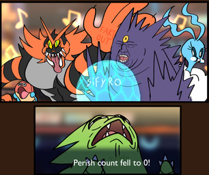 despair fangs humor laugh piolin protect singing teeth text tongue tongue_out yaoi_hands blitzdrachin conditional_dnp nintendo pogchamp pokemon altaria felid feline generation_1_pokemon generation_2_pokemon generation_3_pokemon generation_6_pokemon generation_7_pokemon generation_9_pokemon gengar incineroar mammal mega_evolution mega_gengar orthworm pokemon_(species) tyranitar english_text meme