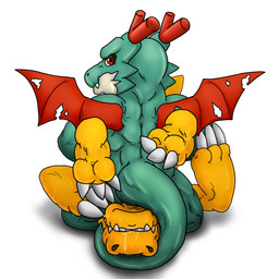 3_toes ambiguous_gender anthro bodily_fluids claws duo feet glaring horn leg_grab looking_at_viewer looking_back male male/ambiguous notched_wings paws pinned rear_view soles straddling struggling sweat tail toes upside_down wings wrestling masterxvmon bandai_namco digimon mythology agumon digimon_(species) dinosaur dracomon dragon mythological_creature mythological_scalie prehistoric_species reptile scalie 1:1 hi_res