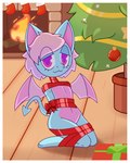 bdsm blue_body bondage bound bow_ribbon christmas_tree decoration femboy fire hair holidays inside looking_at_viewer male nude pink_hair plant solo tree mocho4266 christmas terry_bat bat mammal 2022 4:5 digital_media_(artwork) hi_res