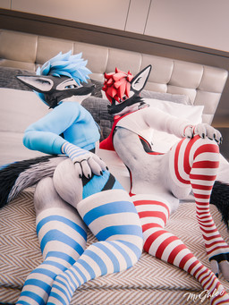anthro big_butt butt clothed clothing duo femboy fur hair looking_at_viewer male male/male smile tail teasing teasing_viewer thick_thighs topwear white_body white_fur wide_hips mrgaleo azurro_(mrgaleo) mammal rexouium 3:4 3d_(artwork) blender_(artwork) blender_cycles_(artwork) digital_media_(artwork) hi_res