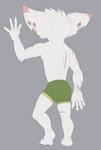 4_fingers anthro arm_scar arm_tuft back_scar barefoot big_ears big_head briefs briefs_only claws clothed clothing ear_scar ear_tuft earhole elbow_tuft feet fingers fur gesture green_briefs green_clothing green_underwear grey_background head_tuft humanoid_hands leg_scar male male_anthro plantigrade raised_hand rear_view scar short_anthro short_male simple_background solo standing topless topless_anthro topless_male tuft underwear underwear_only waving white_arms white_back white_body white_claws white_ears white_feet white_fingers white_fur white_hands white_legs white_toes bristol league_of_legends riot_games tencent bast_(wolvace) fan_character mammal yordle 2019 colored digital_drawing_(artwork) digital_media_(artwork) flat_colors full-length_portrait portrait