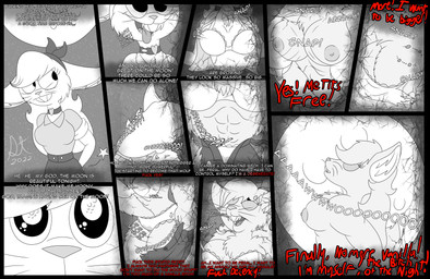 anthro bite_mark bodily_fluids bra breath butt butt_shot clothing collar female full_moon genital_fluids masturbation mental_shift mental_transformation moon panties panting profanity solo species_transformation speech_change text torn_clothing transformation transformation_sequence underwear vaginal_fluids wardrobe_malfunction wet wet_clothing wet_panties wet_underwear daffytitanic mythology francine_alvarez_(k9x-toons) canid canine fennec_fox fox mammal mythological_canine mythological_creature true_fox werecanid werecanine werecreature werefennec werefox werewolf absurd_res english_text hi_res
