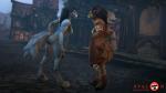 anthro biped breasts butt duo female looking_at_viewer nipples text avalonsfm blizzard_entertainment warcraft canid mammal werecanid werecreature worgen 16:9 2019 3d_(artwork) 4k absurd_res digital_media_(artwork) hi_res url widescreen