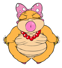 angry anthro anticipation bangle belly breasts clothing colored_nails cross-popping_vein curvy_figure ear_piercing ear_stud eyelashes featureless_breasts featureless_crotch female fist footwear frown gem head_bow high-angle_view high_heels imminent_kiss jewelry kissy_face lips mostly_nude nails narrowed_eyes necklace nervous overweight overweight_anthro overweight_female parted_lips pearl_(gem) pearl_necklace piercing pink_lips pink_nails polka_dot_bow polka_dots reaching_towards_viewer scales shoes shortstack shortstack_female simple_background small_breasts solo tan_body tan_scales thick_lips ventral_scales white_background wide_hips yellow_body dorkass nicechan mario_bros nintendo koopaling wendy_o._koopa dragon_koopa koopa scalie 2021 colored digital_drawing_(artwork) digital_media_(artwork)