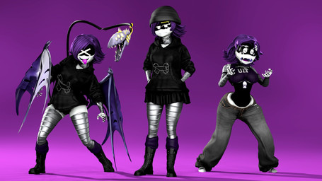 5_fingers beanie black_boots black_clothing black_footwear boots breasts clothed clothing female fingers footwear hair hat headgear headwear living_tail machine medium_breasts not_furry purple_eyes purple_hair purple_wings screen_eyes shoes short_hair solo tail tail_head unusual_anatomy unusual_tail white_body wings samzan samzan_(modeler) glitch_productions murder_drones uzi_(murder_drones) android humanoid robot robot_humanoid tailed_humanoid winged_humanoid worker_drone 16:9 3d_(artwork) digital_media_(artwork) full-length_portrait hi_res portrait widescreen