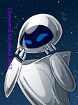 3_fingers blue_eyes female fingers floating_head light machine metallic_body noseless not_furry solo space star text white_body cageyshick05_(artist) disney pixar wall-e eve_(wall-e) extraterrestrial_vegetation_evaluator robot 2018 artist_name colored dated digital_drawing_(artwork) digital_media_(artwork) english_description hi_res lighting shaded