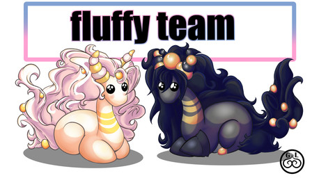 accessory ambiguous_gender chibi duo hair horn long_hair sitting linyxart nintendo pokemon generation_6_pokemon mega_ampharos mega_evolution pokemon_(species) 2022 7:4 absurd_res digital_media_(artwork) hi_res