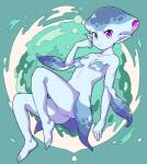 blush breasts female pouting solo yokoyoko468b nintendo ocarina_of_time the_legend_of_zelda princess_ruto animal_humanoid fish fish_humanoid humanoid marine marine_humanoid zora hi_res