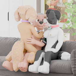 anthro breasts female furniture genitals group licking male male/female on_sofa penetration penis sex sofa tongue trio vaginal vaginal_penetration unknowndata paw_patrol fan_character needley_(unknowndata) player_(unknowndata) sugar_flake_(unknowndata) bird_dog canid canine canis cocker_spaniel domestic_dog hunting_dog mammal spaniel 1:1 3d_(artwork) 3d_animation animated digital_media_(artwork) no_sound short_playtime video