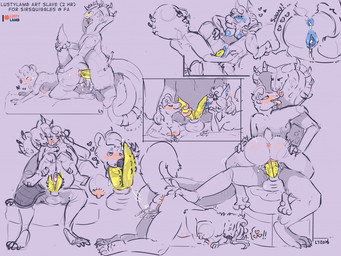 2_penises anal anal_penetration animal_genitalia animal_penis anthro anthro_on_anthro anus bodily_fluids breasts butt cum cum_in_ass cum_in_vagina cum_inside double_penetration erection fellatio female genital_fluids genitals group group_sex harem heart_symbol hemipenes licking long_tongue male male/female multi_genitalia multi_penis nipples oral penetration penile penis penis_lick sex size_difference threesome tongue tongue_out tonguejob trio vaginal vaginal_fluids vaginal_penetration vulva wet conditional_dnp lustylamb amphibian bear cobra frog mammal mustelid otter reptile scalie snake 4:3 multiple_scenes