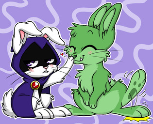 beast_boy bunny_raven cute duo female feral lagomorph male mammal rabbit raven_(teen_titans) smile teen_titans xiantheferret
Rating: Safe
Score: 15
User: Sods
Date: June 26, 2013 beast_boy bunny_raven cute duo female feral lagomorph male mammal rabbit raven_(teen_titans) smile teen_titans xiantheferret
Rating: Safe
Score: 15
User: Sods
Date: June 26, 2013