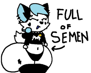 anthro big_butt butt clothing collar cropped_jacket ear_piercing femboy huge_butt hyper hyper_butt legwear male navel piercing solo spiked_collar spikes thigh_highs thong underwear delphyarts full_of_milk/soup_(meme) kody_(delphyarts) canid canine fox mammal