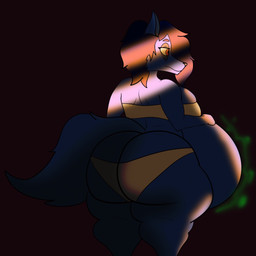 after_vore anthro anthro_pred belly big_belly big_breasts big_butt bra breasts butt clothed clothed_anthro clothed_female clothing dark dark_room digestion dim_lighting facial_markings female female_anthro female_pred hair hand_on_belly hand_on_own_belly head_markings huge_belly huge_butt light markings medium_hair morning motion_lines panties rear_view shadow simple_background sunlight tail thick_thighs underwear vore weight_gain wide_hips dumbwolfperson elizabeth_wolfe_(dumbwolfperson) canid canine canis mammal wolf 1:1 digital_drawing_(artwork) digital_media_(artwork) hi_res