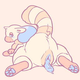 ambiguous_gender big_clitoris blocked_egg blue_genitals blue_hair butt clitoris egg egg_in_vagina enbian fur genitals hair hole_(anatomy) in_egg markings monobutt oviposition paws penis ring_(marking) ringed_tail solo straining striped_markings striped_tail stripes tail tail_markings unbirthing vaginal vore claustrophile mythology churro_the_fennec_jerboa uvie dragon furred_dragon furred_scalie mythological_creature mythological_scalie scalie sun_dragon 1:1 animated hi_res