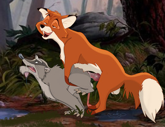 anal anal_penetration anatomically_correct anatomically_correct_genitalia anatomically_correct_penis animal_genitalia animal_penis balls bodily_fluids canine_genitalia canine_penis duo erection feral feral_on_feral feral_penetrated feral_penetrating feral_penetrating_feral forest from_behind_position fur genital_fluids genitals half-closed_eyes interspecies knot knotted_penis looking_pleasured male male/male male_penetrated male_penetrating male_penetrating_male narrowed_eyes on_model open_mouth outside paws penetration penile penile_penetration penis plant saliva saliva_string sex smile tail teeth tongue tongue_out tree holidaypup disney the_fox_and_the_hound mr._digger_(fath) tod_(tfath) badger canid canine canis fox mammal mustelid musteline red_fox true_fox digital_media_(artwork) hi_res