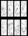 2015 anthro antlers black_and_white buckteeth canid canine chest_tuft claws clothed clothing cooper_(scratch21) deer determined digital_drawing_(artwork) digital_media_(artwork) ear_piercing ed_(scratch21) fangs felid female fox fur group guitar guitar_strap hair half-closed_eyes happy head_tuft horn kitchiki lagomorph leporid lion long_ears male mammal mane matt_(scratch21) monochrome musical_instrument narrowed_eyes pantherine piercing plucked_string_instrument rabbit raised_arm red_fox riley_(scratch21) rock_band scratch21 simple_background sketch smile smirk smug string_instrument teeth topless true_fox tuft