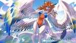 5_fingers anthro bikini blue_eyes breasts claws clothing feathered_wings feathers female fingers fur hair loose_feather patreon_logo red_hair solo swimwear tail text two-piece_swimsuit website_logo wings alanscampos mana_(series) mythology patreon square_enix dragon flammie furred_dragon furred_scalie mythological_creature mythological_scalie scalie 16:9 2020 digital_media_(artwork) hi_res url widescreen