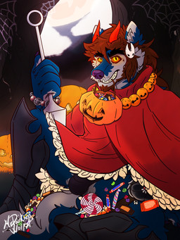 anthro beads boots bulge candy cloak clothing dessert food footwear holidays jack-o'-lantern knight light male moonlight shoes sitting solo underwear warrior mrdarknesswolf halloween hollow_knight:_silksong hollow_knight_(franchise) mythology team_cherry mrdarknesswolf_(character) canid canine canis demon hybrid mammal mythological_canine mythological_creature werecanid werecanine werecreature werewolf wolf 3:4 absurd_res hi_res