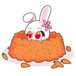 accessory anthro big_eyes carrot female flower flower_in_hair food fortress fur hair hair_accessory plant red_eyes simple_background solo vegetable white_background white_body white_fur starbirbz carrots_(starbirbz) lagomorph leporid mammal rabbit 1:1 2017 hi_res