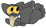 5_toes ambiguous_gender anthro bottomless clothed clothing feet foot_focus holidays humanoid_feet plantigrade robe solo toes toony yellow_sclera yungknight google google_doodle halloween magic_cat_academy momo_(google) domestic_cat felid feline felis mammal 2021