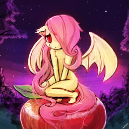 anthro apple bat bite chest_tuft covering covering_self crouching cute digital_media_(artwork) ears_back equine fangs female flat_chested flutterbat_(mlp) fluttershy_(mlp) food friendship_is_magic fruit hair horse long_hair lumineko mammal membranous_wings my_little_pony night nude pink_hair pony red_eyes slit_pupils solo three-quarter_view tuft wings young

Rating: Safe
Score: 17
User: lumineko
Date: August 04, 2015