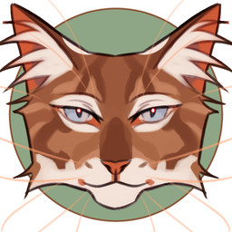 ambiguous_form ambiguous_gender blue_eyes brown_body brown_fur fur glistening glistening_eyes inner_ear_fluff mouth_closed narrowed_eyes red_inner_ear red_nose simple_background solo tuft whiskers white_body white_fur white_inner_ear_fluff justkiddinb domestic_cat felid feline felis mammal 1:1 low_res
