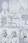 alternate_universe anthro asgore_dreemurr assmore_derear big_breasts boss_monster_(undertale) bovid breast_slap breasts bulge cape caprine chair cleavage clothed clothing comic crossgender curvy_figure detailed_bulge dragon_ball dragon_ball_z duo ellipsis english_text female frisk_(undertale) furniture garden genital_outline hi_res huge_breasts human lying male mammal meme monster nipple_outline penis_outline plant queen royalty shoulder_guards size_difference slap standing text thewill throne under(her)tail undertale undertale_(series) voluptuous weaponized_breasts wide_hips yamcha_death_pose