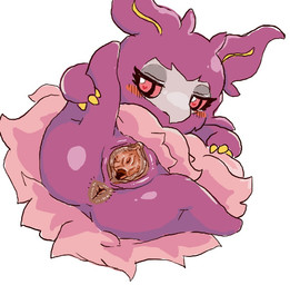 anthro anus beak blush brown_anus butt claws clitoral_hood eyelashes faux_gaping_pussy female genital_focus genitals glistening glistening_butt half-closed_eyes holding_leg inner_labia inviting_to_sex narrowed_eyes one_leg_up presenting presenting_anus presenting_hindquarters presenting_vulva purple_body raised_leg simple_background solo spread_legs spreading thick_eyelashes urethra vulva vulva_focus white_background yellow_claws diru nintendo pokemon aromatisse generation_6_pokemon pokemon_(species)