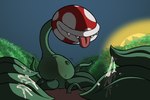 bad_end bodily_fluids cum death defeat digestion duo fatal forced genital_fluids gynomorph_death inside_stomach intersex_death male_death plant tentacles unwilling_prey vore nikki_sensei mario_bros mythology nintendo niko_(nikki_sensei) elemental_creature flora_fauna piranha_plant hi_res